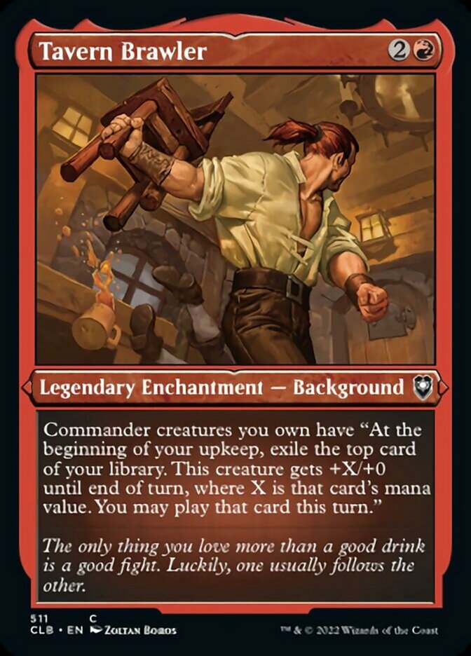 Tavern Brawler (Foil Etched) [Commander Legends: Battle for Baldur's Gate] | Gear Gaming Fayetteville