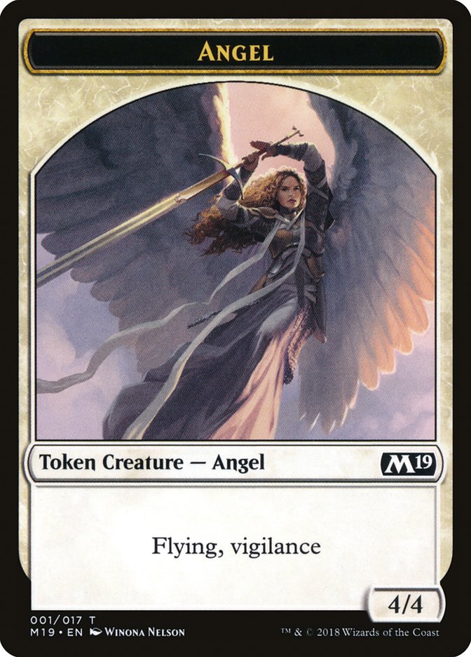 Angel Token [Core Set 2019 Tokens] | Gear Gaming Fayetteville