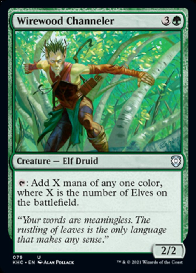 Wirewood Channeler [Kaldheim Commander] | Gear Gaming Fayetteville