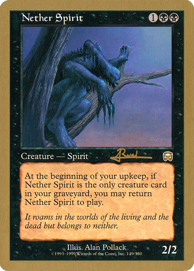 Nether Spirit (Antoine Ruel) [World Championship Decks 2001] | Gear Gaming Fayetteville