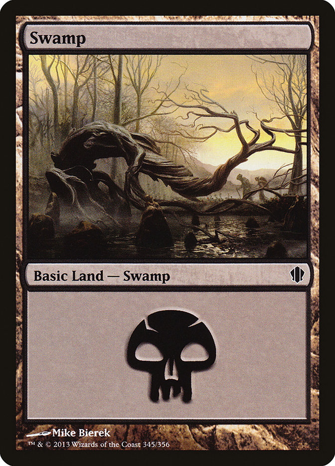 Swamp (345) [Commander 2013] | Gear Gaming Fayetteville