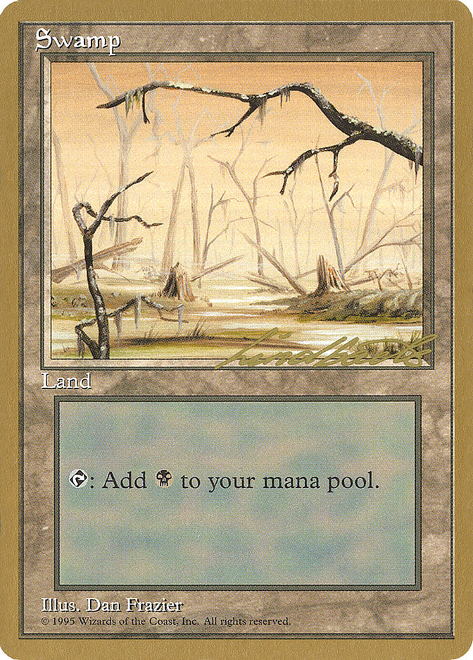 Swamp (ll370) (Leon Lindback) [Pro Tour Collector Set] | Gear Gaming Fayetteville