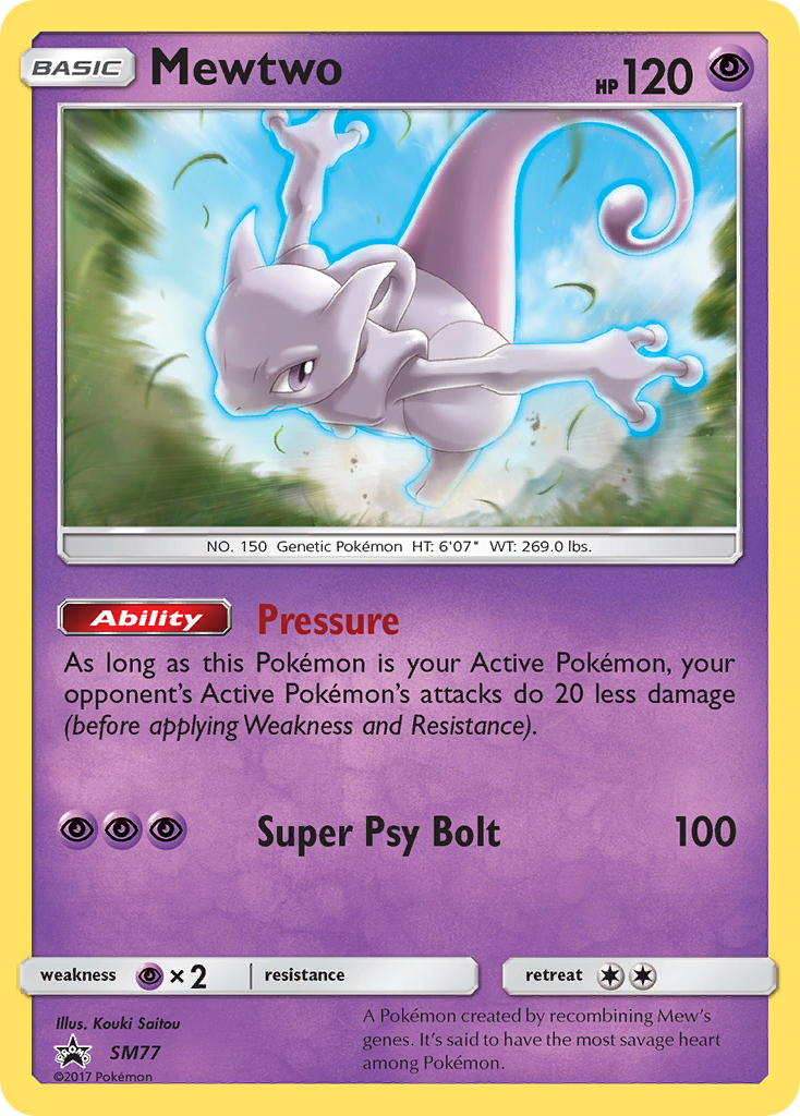 Mewtwo (SM77) [Sun & Moon: Black Star Promos] | Gear Gaming Fayetteville