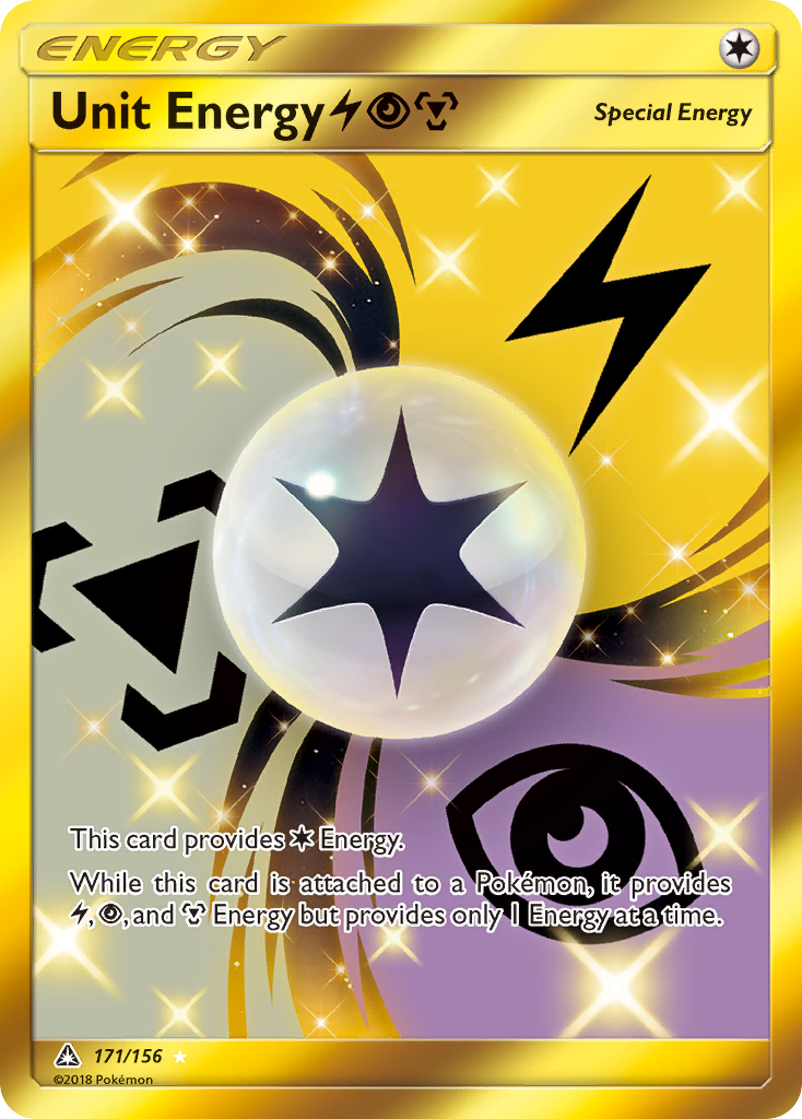 Unit Energy (171/156) (Lightning, Psychic, Metal) [Sun & Moon: Ultra Prism] | Gear Gaming Fayetteville