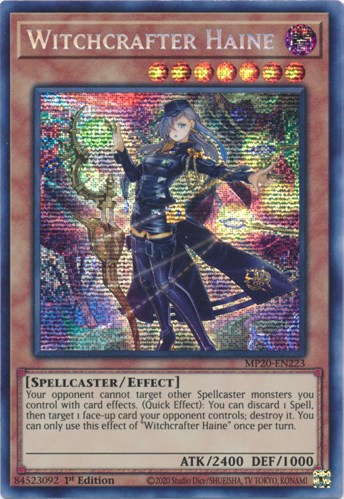 Witchcrafter Haine [MP20-EN223] Prismatic Secret Rare | Gear Gaming Fayetteville