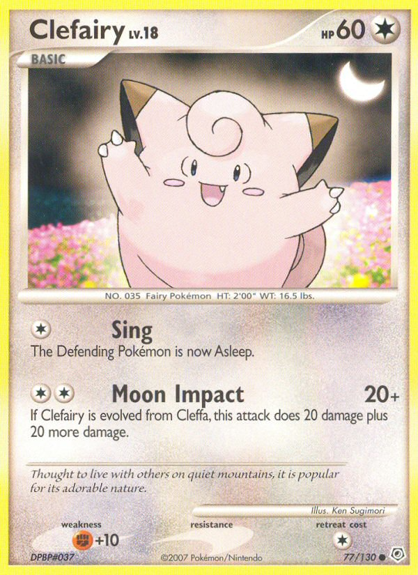 Clefairy (77/130) [Diamond & Pearl: Base Set] | Gear Gaming Fayetteville