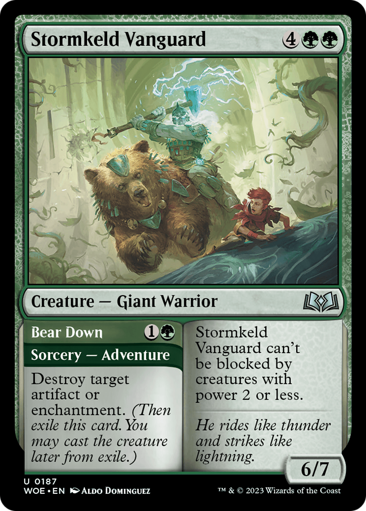 Stormkeld Vanguard // Bear Down [Wilds of Eldraine] | Gear Gaming Fayetteville