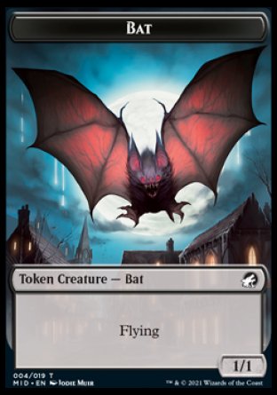 Bat Token [Innistrad: Midnight Hunt Tokens] | Gear Gaming Fayetteville