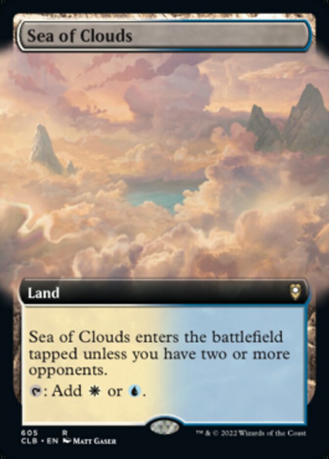 Sea of Clouds (Extended Art) [Commander Legends: Battle for Baldur's Gate] | Gear Gaming Fayetteville