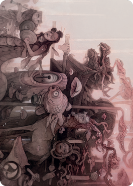 March of Burgeoning Life Art Card [Kamigawa: Neon Dynasty Art Series] | Gear Gaming Fayetteville