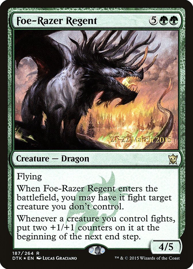 Foe-Razer Regent [Dragons of Tarkir Prerelease Promos] | Gear Gaming Fayetteville