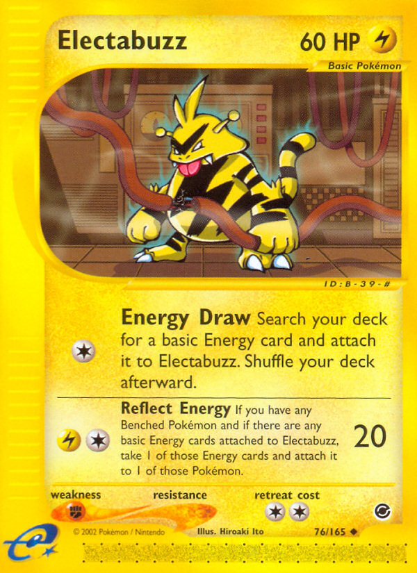 Electabuzz (76/165) [Expedition: Base Set] | Gear Gaming Fayetteville