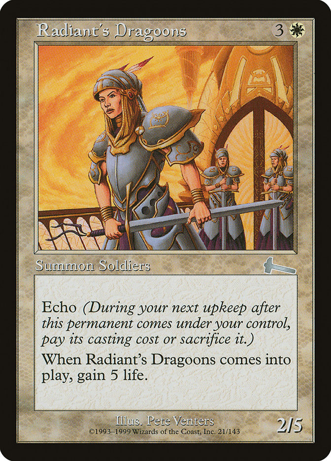 Radiant's Dragoons [Urza's Legacy] | Gear Gaming Fayetteville