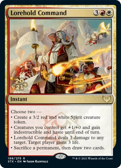 Lorehold Command [Strixhaven: School of Mages Prerelease Promos] | Gear Gaming Fayetteville