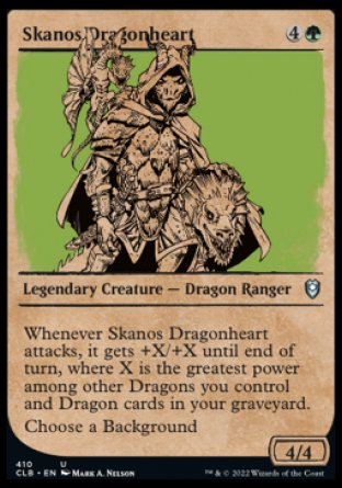 Skanos Dragonheart (Showcase) [Commander Legends: Battle for Baldur's Gate] | Gear Gaming Fayetteville