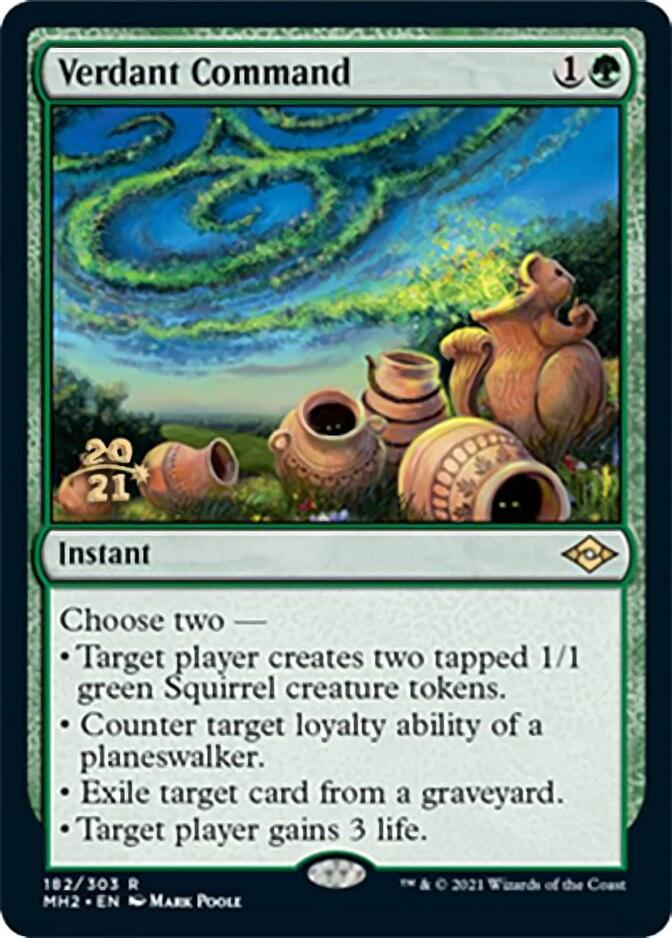 Verdant Command [Modern Horizons 2 Prerelease Promos] | Gear Gaming Fayetteville