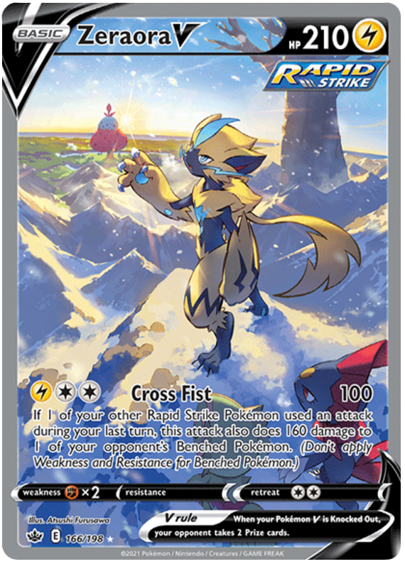 Zeraora V (166/198) [Sword & Shield: Chilling Reign] | Gear Gaming Fayetteville