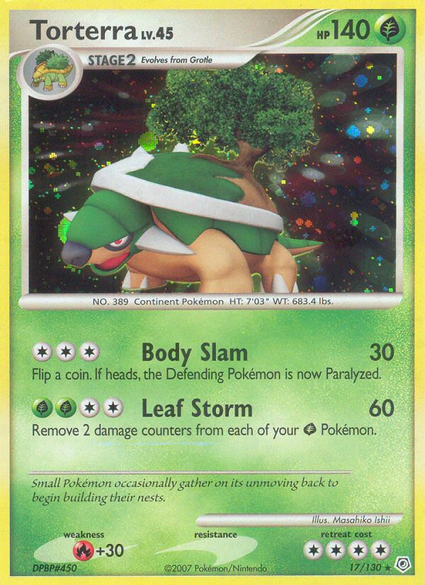 Torterra (17/130) [Diamond & Pearl: Base Set] | Gear Gaming Fayetteville