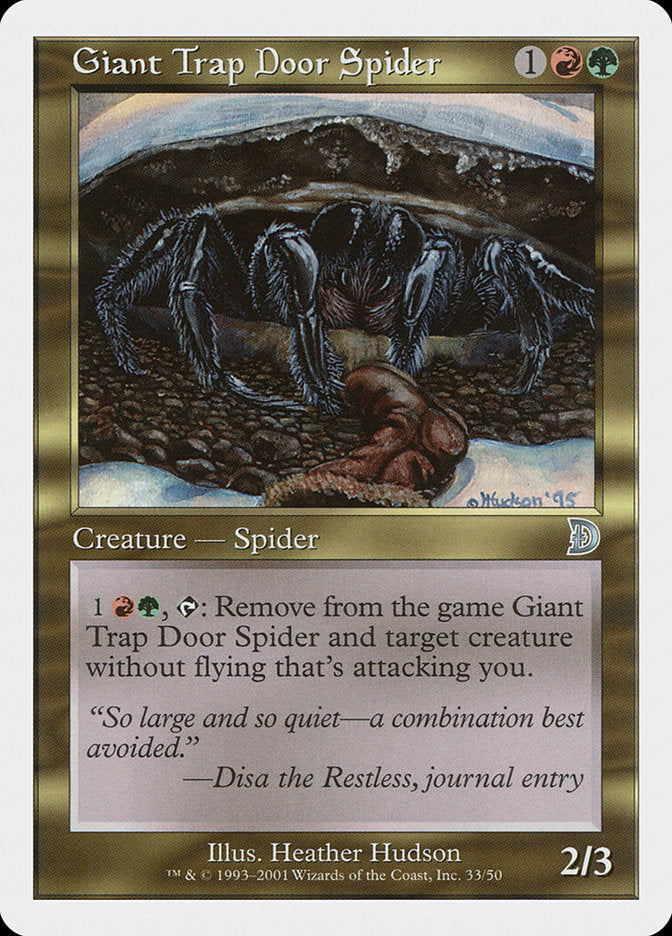 Giant Trap Door Spider [Deckmasters] | Gear Gaming Fayetteville