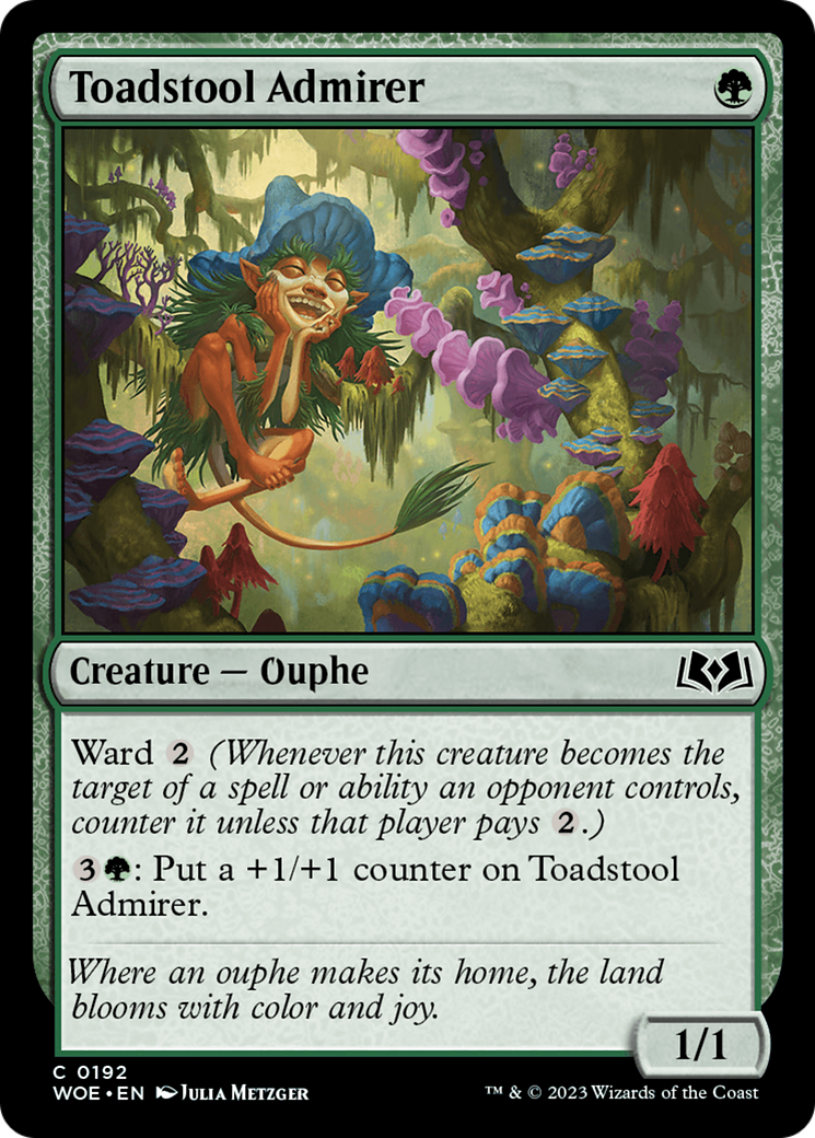 Toadstool Admirer [Wilds of Eldraine] | Gear Gaming Fayetteville