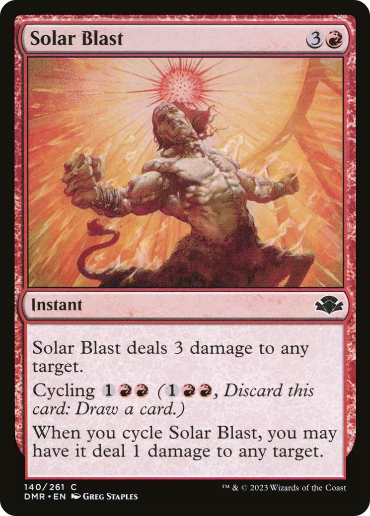 Solar Blast [Dominaria Remastered] | Gear Gaming Fayetteville