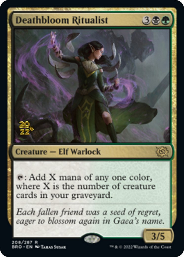 Deathbloom Ritualist [The Brothers' War Prerelease Promos] | Gear Gaming Fayetteville