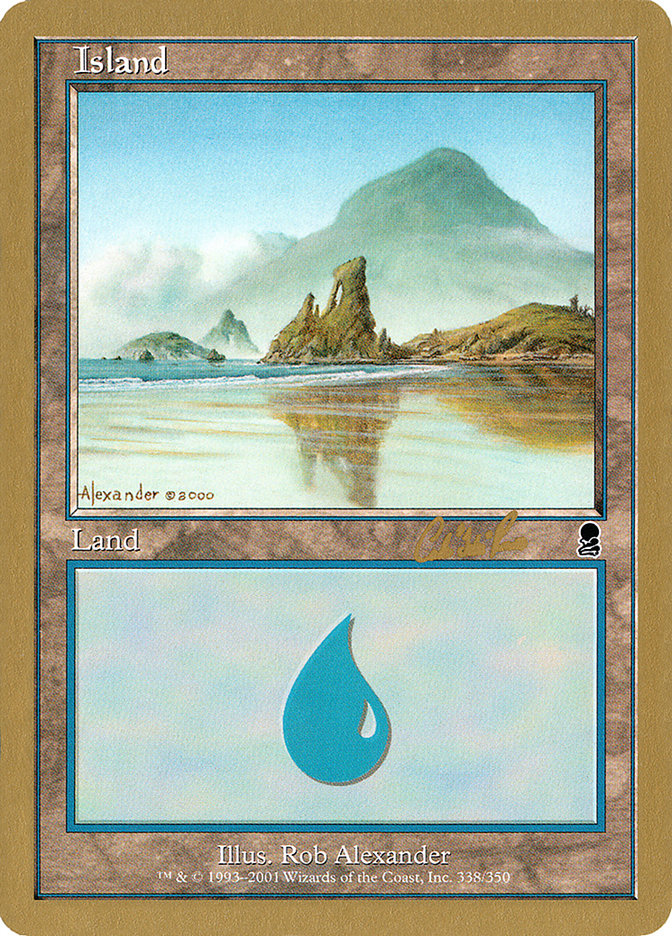 Island (cr338) (Carlos Romao) [World Championship Decks 2002] | Gear Gaming Fayetteville