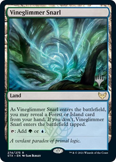 Vineglimmer Snarl (Promo Pack) [Strixhaven: School of Mages Promos] | Gear Gaming Fayetteville