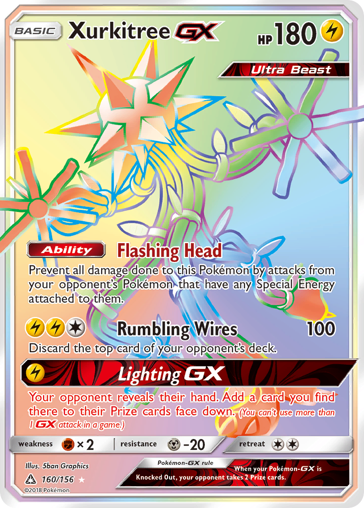 Xurkitree GX (160/156) [Sun & Moon: Ultra Prism] | Gear Gaming Fayetteville