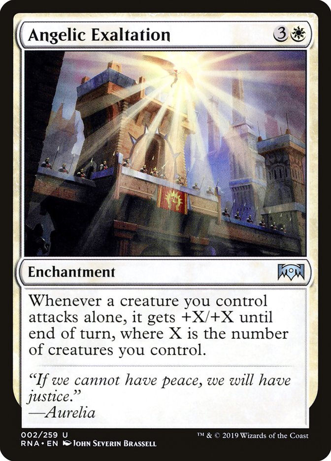 Angelic Exaltation [Ravnica Allegiance] | Gear Gaming Fayetteville