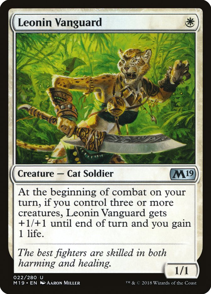 Leonin Vanguard [Core Set 2019] | Gear Gaming Fayetteville