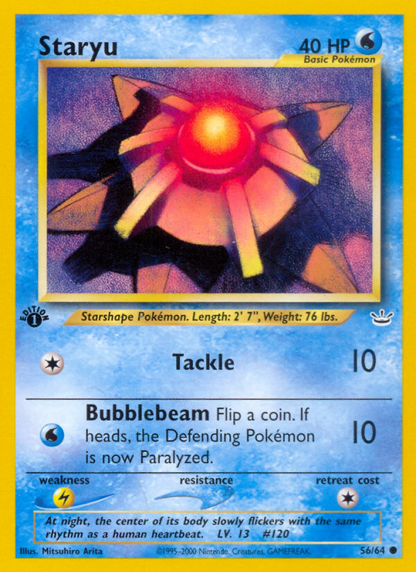 Staryu (56/64) [Neo Revelation 1st Edition] | Gear Gaming Fayetteville