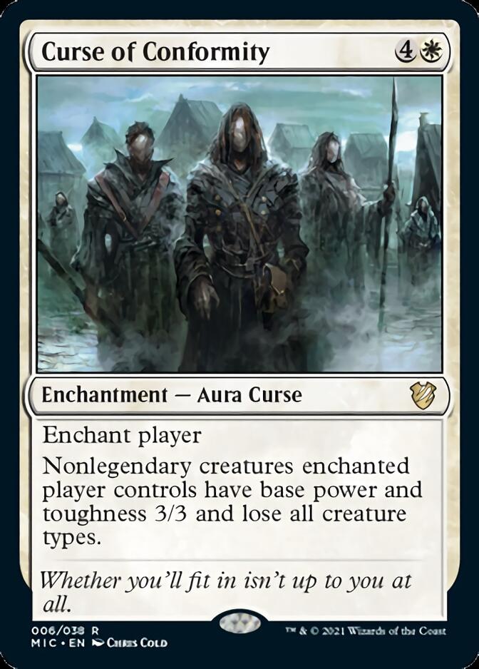 Curse of Conformity [Innistrad: Midnight Hunt Commander] | Gear Gaming Fayetteville