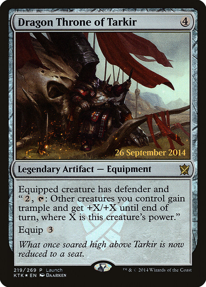 Dragon Throne of Tarkir (Launch) [Khans of Tarkir Prerelease Promos] | Gear Gaming Fayetteville