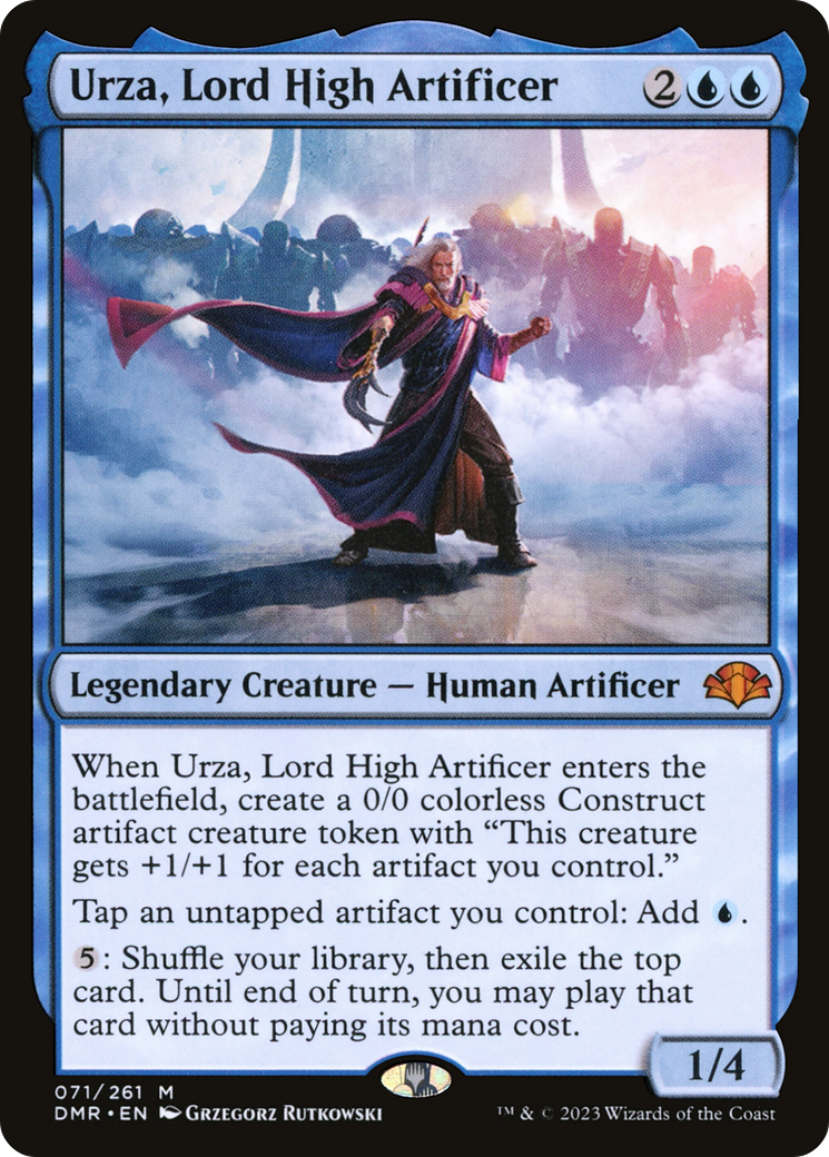 Urza, Lord High Artificer [Dominaria Remastered] | Gear Gaming Fayetteville