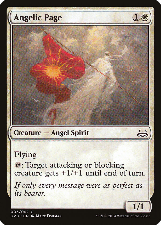 Angelic Page (Divine vs. Demonic) [Duel Decks Anthology] | Gear Gaming Fayetteville