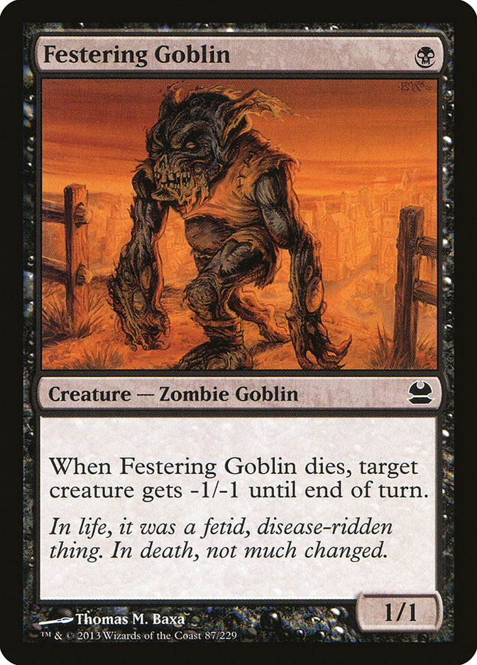 Festering Goblin [Modern Masters] | Gear Gaming Fayetteville