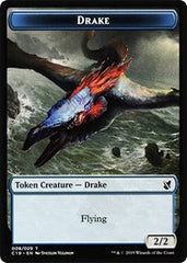 Drake // Human Double-Sided Token [Commander 2019 Tokens] | Gear Gaming Fayetteville