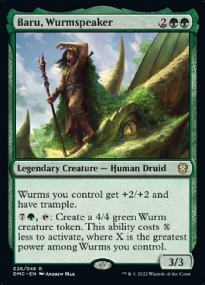 Baru, Wurmspeaker [Dominaria United Commander] | Gear Gaming Fayetteville