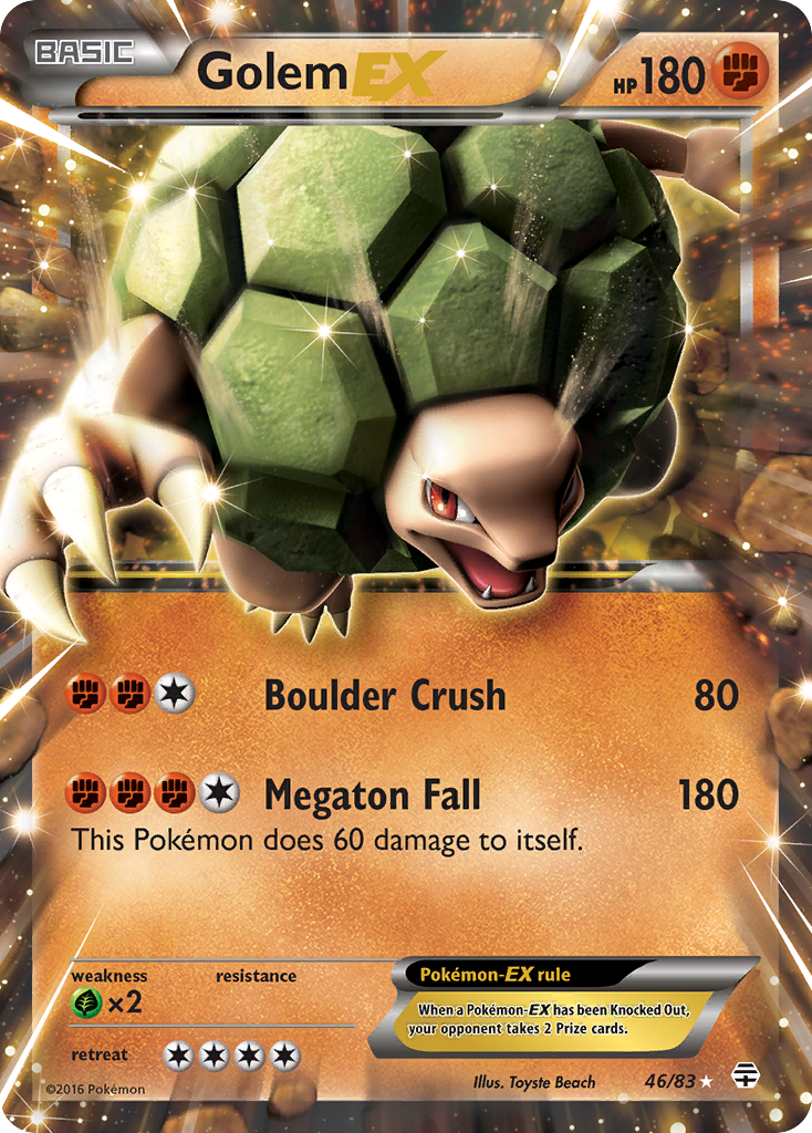 Golem EX (46/83) [XY: Generations] | Gear Gaming Fayetteville