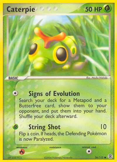 Caterpie (56/112) [EX: FireRed & LeafGreen] | Gear Gaming Fayetteville