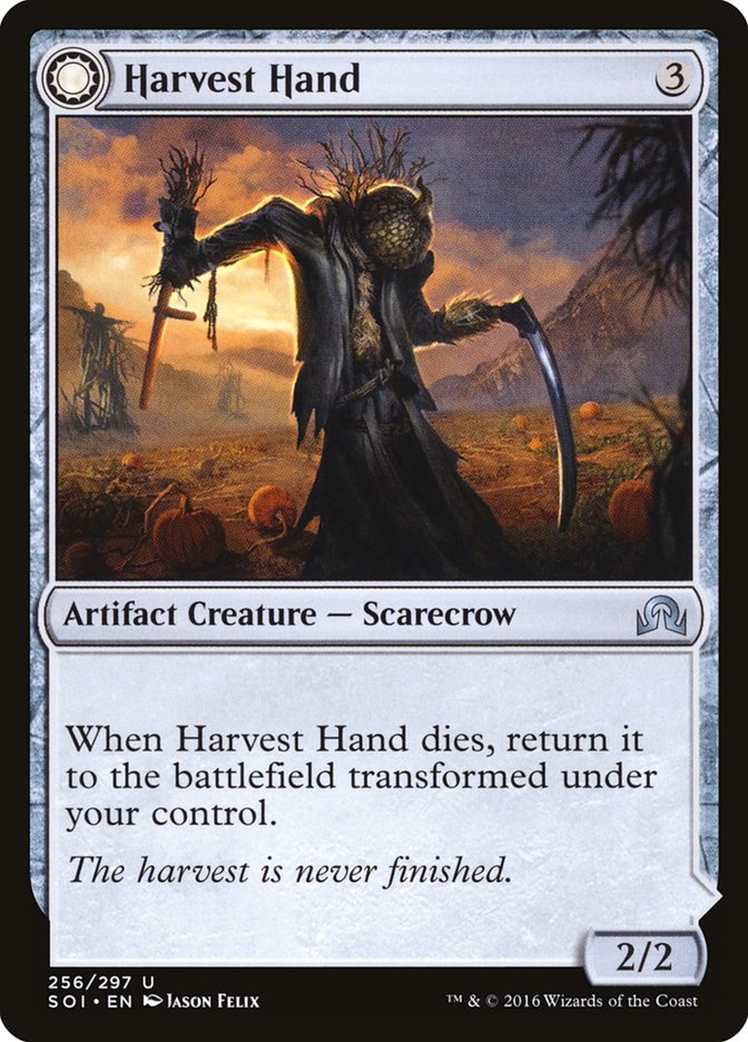 Harvest Hand // Scrounged Scythe [Shadows over Innistrad] | Gear Gaming Fayetteville