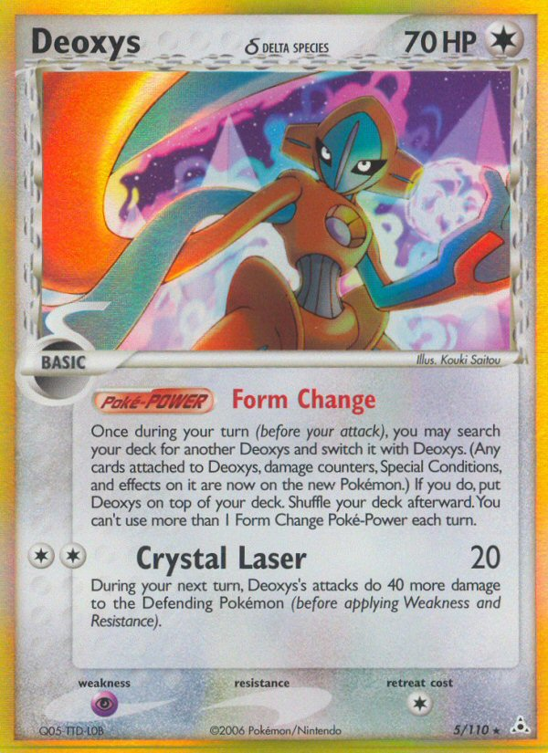 Deoxys (5/110) (Delta Species) [EX: Holon Phantoms] | Gear Gaming Fayetteville