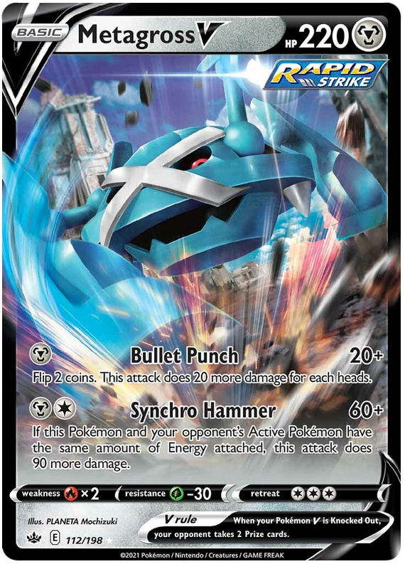 Metagross V (112/198) [Sword & Shield: Chilling Reign] | Gear Gaming Fayetteville