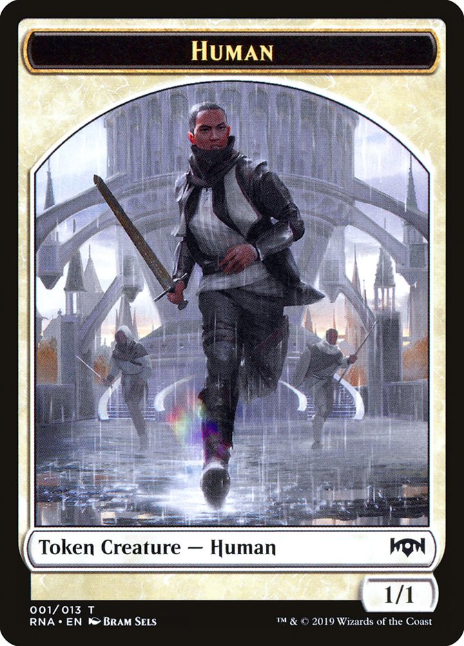 Human Token [Ravnica Allegiance Tokens] | Gear Gaming Fayetteville