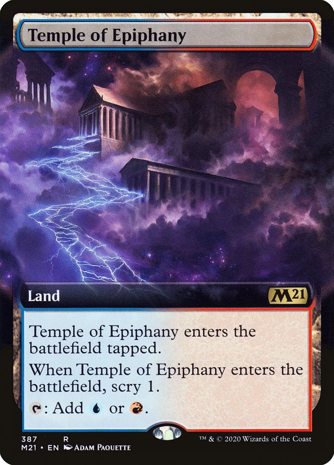 Temple of Epiphany (Extended Art) [Core Set 2021] | Gear Gaming Fayetteville