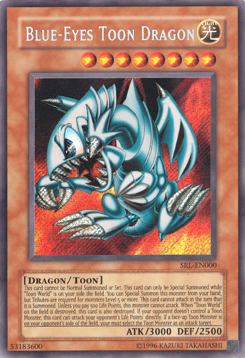 Blue-Eyes Toon Dragon [SRL-EN000] Secret Rare | Gear Gaming Fayetteville