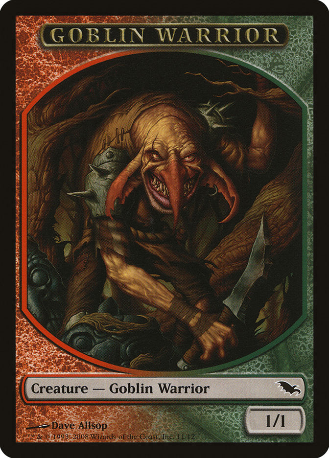 Goblin Warrior Token [Shadowmoor Tokens] | Gear Gaming Fayetteville