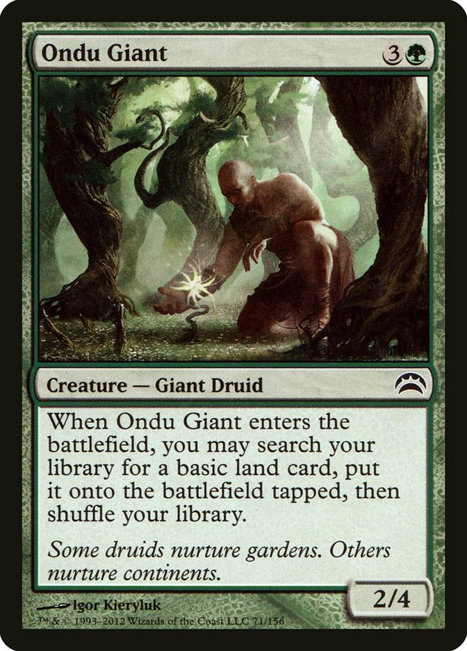 Ondu Giant [Planechase 2012] | Gear Gaming Fayetteville