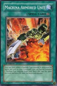 Machina Armored Unit [Structure Deck: Machina Mayhem] [SDMM-EN021] | Gear Gaming Fayetteville